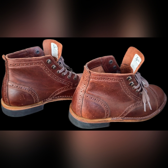 Danner Jack II Brogue Boots - Dare Coffee Brown Leather - Size 9 - Picture 5 of 8